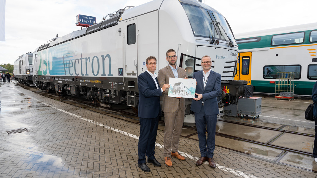 We are the first to deliver Vectron locomotives at 230 km/h